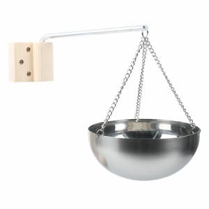 Držač za mirisno ulje za saunu Nero 200ml - sa drvenom podlogom 